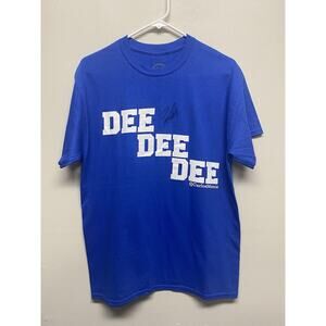 Signed Carlos Mencia Dee Dee Dee Shirt Medium Blue Comedy Official Merch Mexican